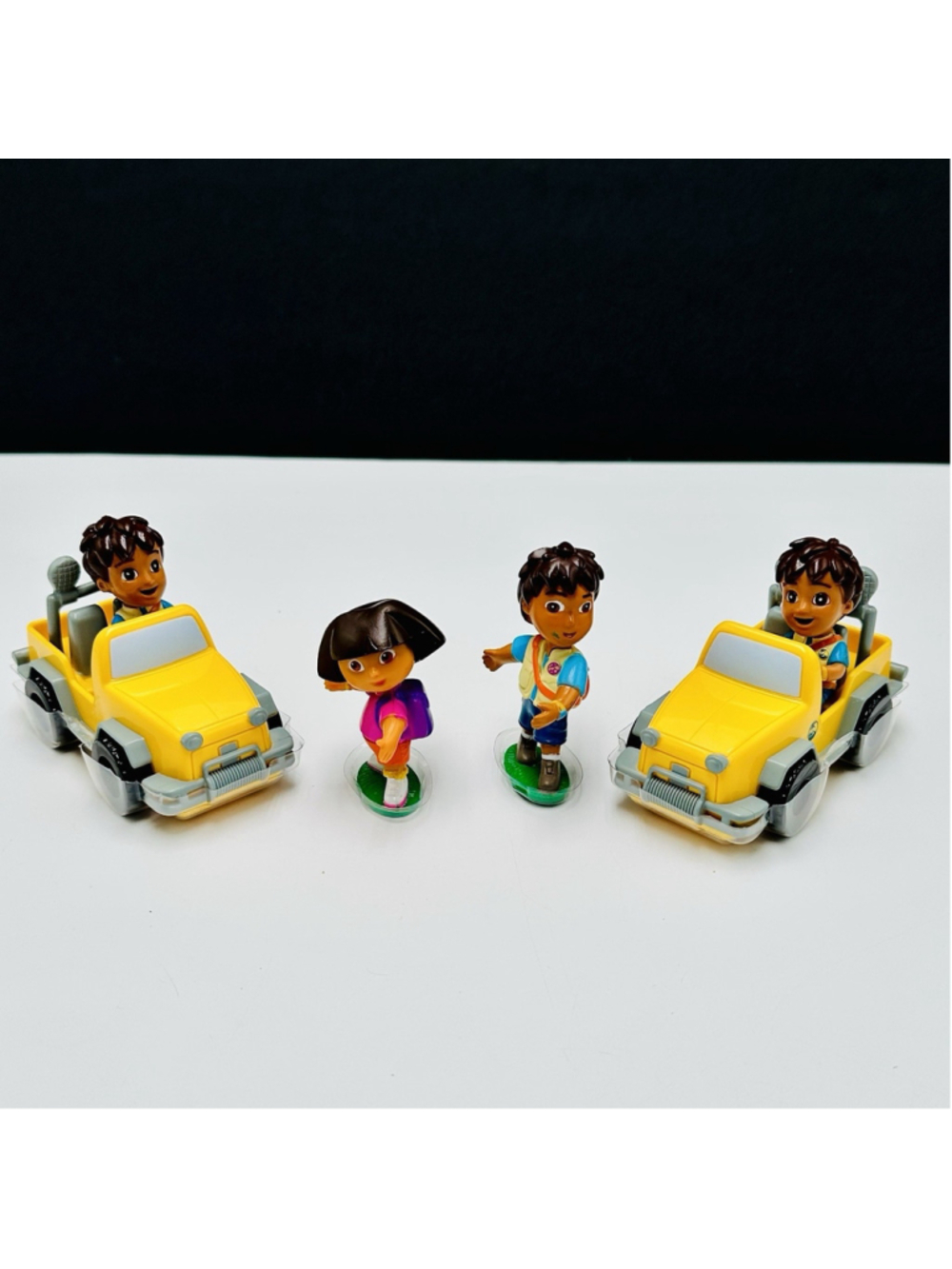 Dora the Explorer & Diego Figures Cake Toppers Lot of 4 DecoPac New Old Stock